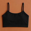 Teenagers Malai Non-Padded Bra – Soft, Lightweight & Comfortable Everyday Wear Lingerie, Plain Design in Black
